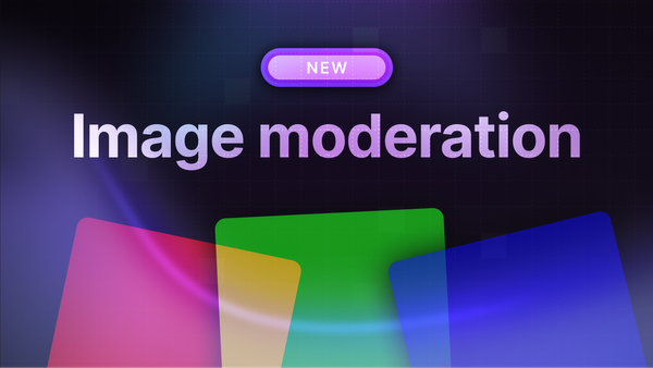 Image moderation now available